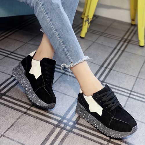 Chaussures de printemps femme en Une variété matériaux épissure ronde Modèles mélangées, étanche - semelle polyuréthane Ref