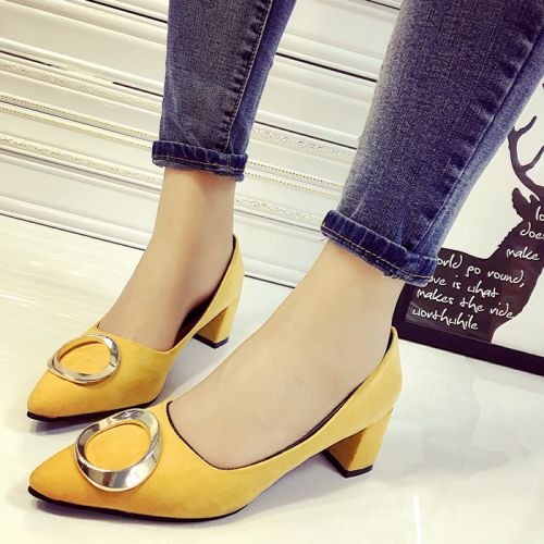 Chaussures de printemps femme en pointu ouverture profonde, - Europe Ref 1001317