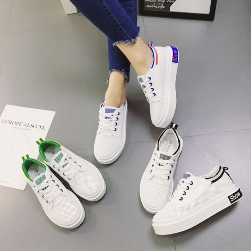 Chaussures de printemps femme en PU ronde creux, étanche - loisir semelle plastique Ref 1001331