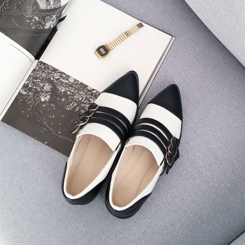 Chaussures de printemps femme en PU XIAOWEITONGXUE pointu - Ref 1001386