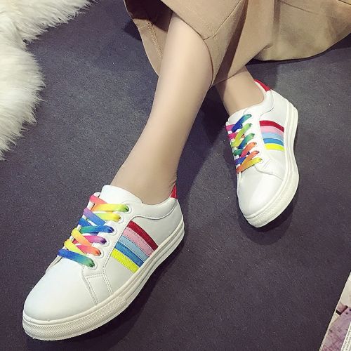 Chaussures de printemps femme en PU ronde avec lacets, Modèles mélangées - loisir Ref 1001412