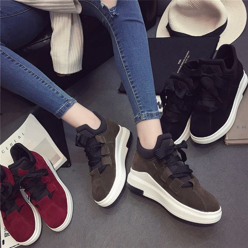 Chaussures de printemps femme en PU ronde étanche, avec lacets - loisir Ref 1001419