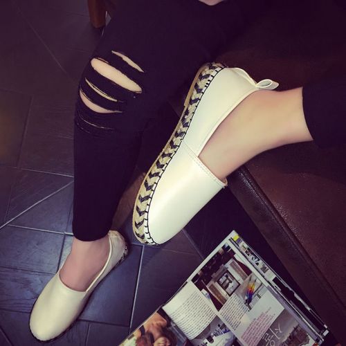 Chaussures de printemps femme en PU ronde - loisir Ref 1001428