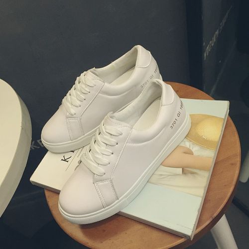 Chaussures de printemps femme en PU ronde avec lacets - loisir Ref 1001440
