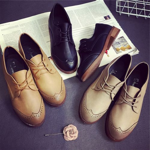 Chaussures de printemps femme en PU ronde - Europe Ref 1001443