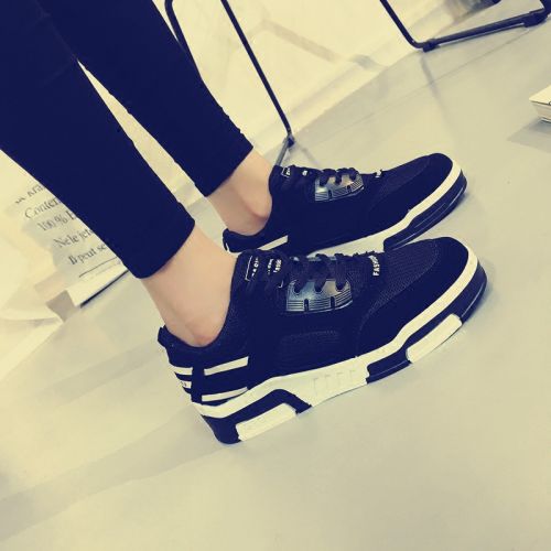 Chaussures de printemps femme en PU ronde avec lacets, Génoise, Style romain, étanche, Modèles mélangées - Ref 