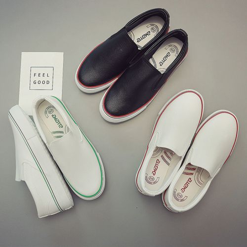 Chaussures de printemps femme en PU ronde Génoise - loisir Ref 1001473