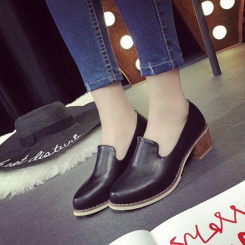 Chaussures de printemps femme en PU pointu - Ref 1001516