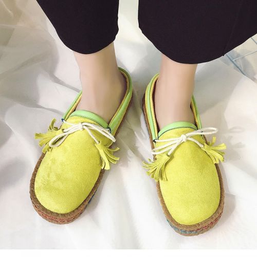 Chaussures de printemps femme en ronde houppe - loisir Ref 1001521