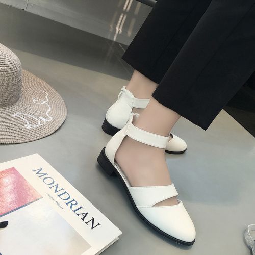 Chaussures de printemps femme en PU pointu Style romain, - Ref 1001566