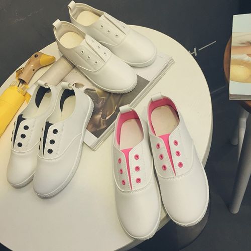 Chaussures de printemps femme en PU ronde avec lacets - loisir Ref 1001568
