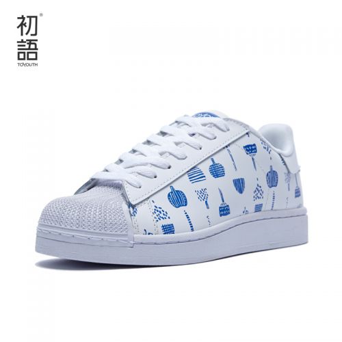 Chaussures de printemps femme en Vache revêtement cuir fendu ronde Fleurs, Avec une combinaison fines - loisir semelle c
