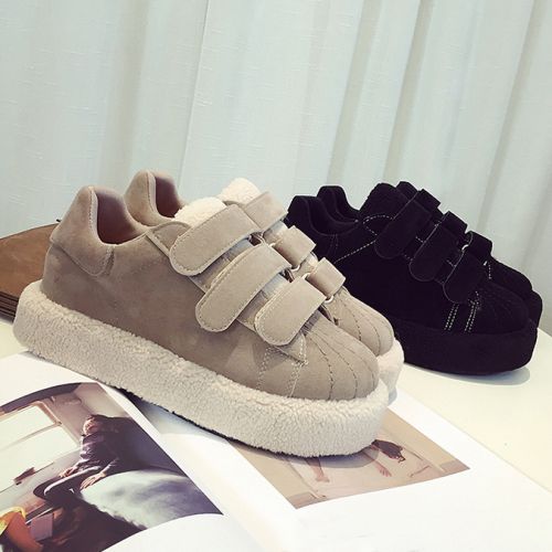 Chaussures de printemps femme en PU ronde Génoise - Europe Ref 1001602