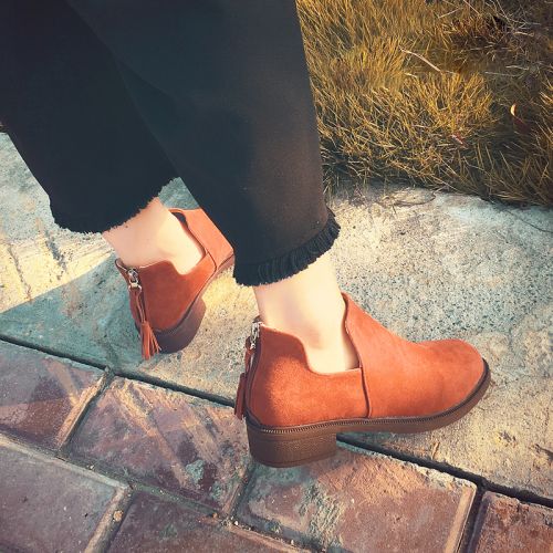 Chaussures de printemps femme en PU ronde - Ref 1001630