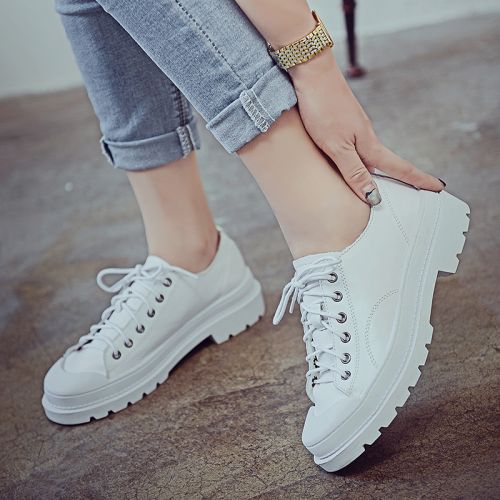 Chaussures de printemps femme en PU ronde - Ref 1001632