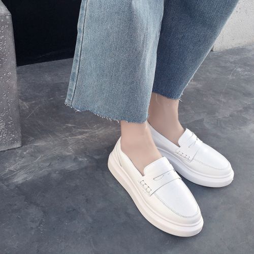 Chaussures de printemps femme en PU ronde Génoise - Ref 1001655
