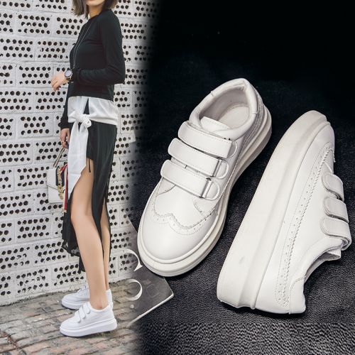 Chaussures de printemps femme en PU ronde - Ref 1001677