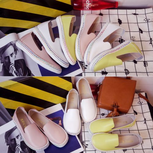 Chaussures de printemps femme en PU ronde Style romain - Europe Ref 1001692