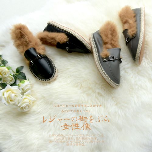 Chaussures de printemps femme en PU ronde - semelle TPR Ref 1001700