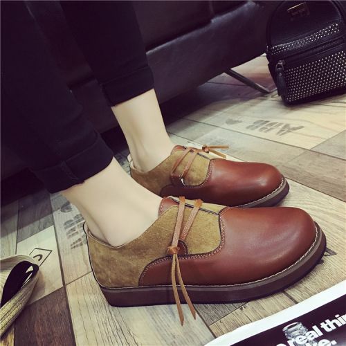 Chaussures de printemps femme en PU SONLARFU ronde ouverture profonde- semelle caoutchouc - Ref 1001705