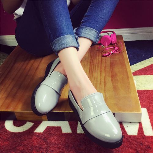 Chaussures de printemps femme en PU SONLARFU ronde ouverture profonde- semelle TPR - Ref 1001711