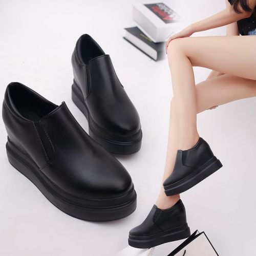 Chaussures de printemps femme en PU ronde - semelle caoutchouc Ref 1001831