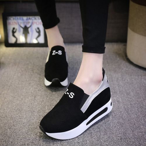 Chaussures de printemps femme en vache, Nubuck, ronde - semelle polyuréthane Ref 1001834