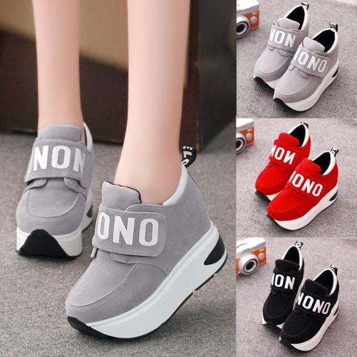 Chaussures de printemps femme en PU ronde Wedges - semelle polyuréthane Ref 1001869