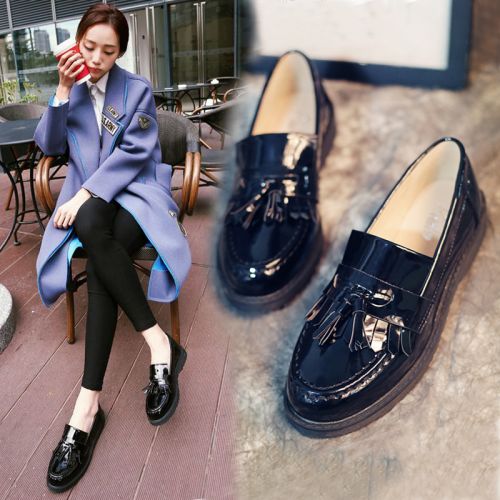 Chaussures de printemps femme en Manteau peinture ronde Fleurs, arc, houppe, Avec une combinaison fines - coll