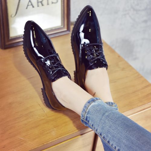 Chaussures de printemps femme en PU pointu - semelle caoutchouc Ref 1001924