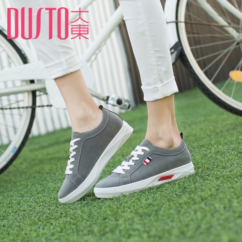 Chaussures de printemps femme en PU DUSTO ronde avec lacets - loisir semelle caoutchouc Ref 1001977