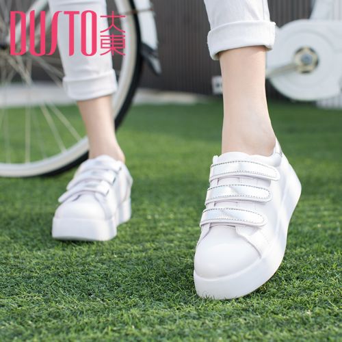 Chaussures de printemps femme en PU DUSTO ronde - loisir semelle caoutchouc Ref 1001983