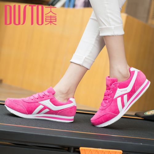 Chaussures de printemps femme en tissu DUSTO ronde avec lacets - loisir semelle EVA Ref 1001995