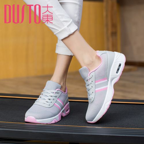 Chaussures de printemps femme en engrener DUSTO ronde avec lacets - loisir semelle polyuréthane Ref 1002002