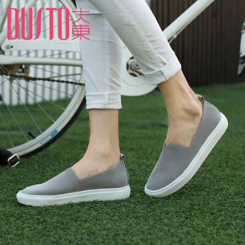 Chaussures de printemps femme en PU DUSTO ronde - loisir semelle EVA Ref 1002004