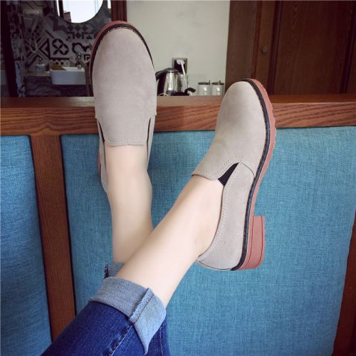 Chaussures de printemps femme en ronde étanche - semelle caoutchouc Ref 1002038
