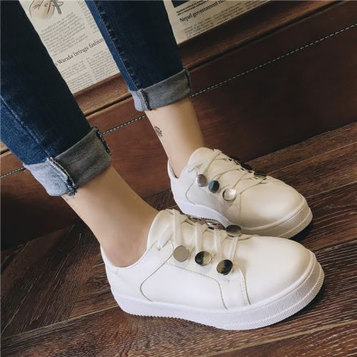Chaussures de printemps femme en PU ronde étanche - semelle caoutchouc Ref 1002041