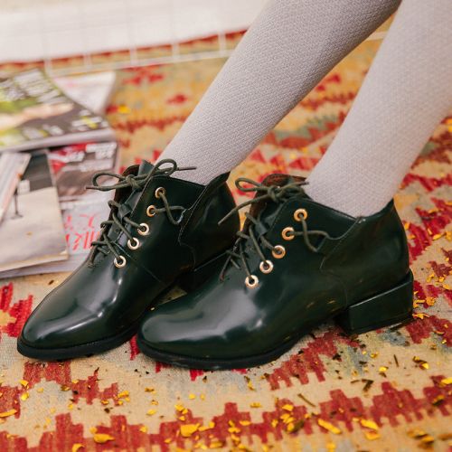 Chaussures de printemps femme en PU pointu - doux semelle fond composite Ref 1002060