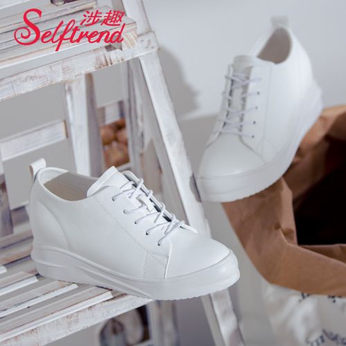 Chaussures de printemps femme en PU SELFTREND ronde Avec une combinaison fines - loisir semelle polyuréthane Ref 1002238
