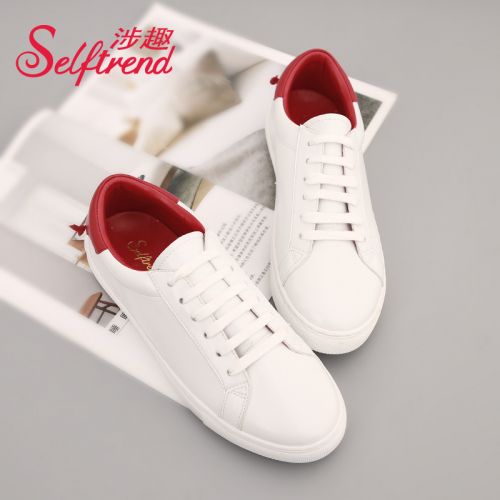 Chaussures de printemps femme en PU SELFTREND ronde - Ref 1002260