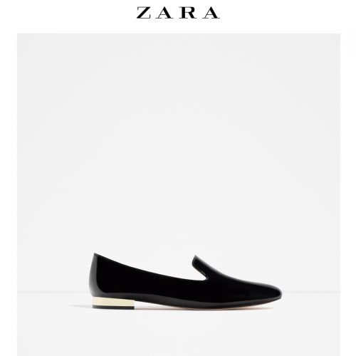 Chaussures de printemps femme en PU ZARA ronde - Europe semelle caoutchouc Ref 1002292