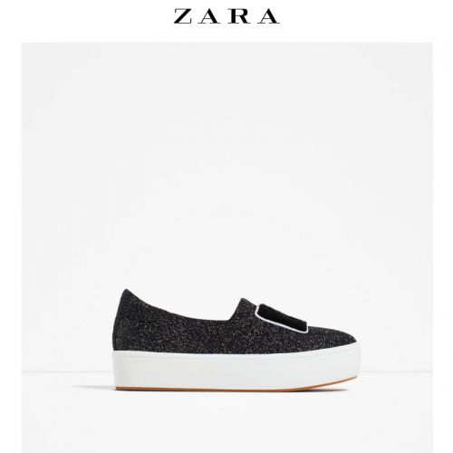 Chaussures de printemps femme en tissu ZARA ronde étanche - Europe semelle caoutchouc Ref 1002302