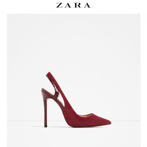 Chaussures de printemps femme en peau mouton, En plus moutons / daim moutons, ZARA pointu - Europe Ref 1002309