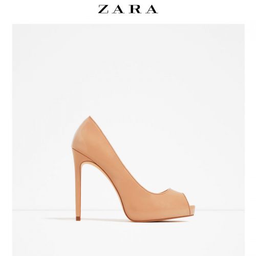 Chaussures de printemps femme en PU ZARA Tête poisson - Europe semelle plastique Ref 1002313