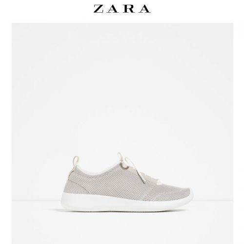 Chaussures de printemps femme en fibre Superfine ZARA ronde avec lacets - Europe semelle caoutchouc Ref 1002317
