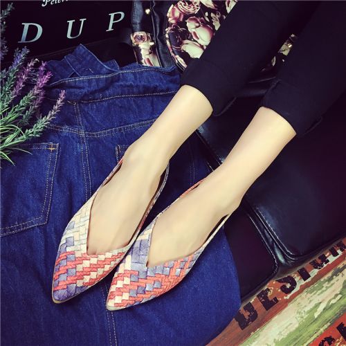 Chaussures de printemps femme en PU CRRCRRCRR pointu ouverture profonde, Modèles mélangées - semelle caoutchouc Ref 100232