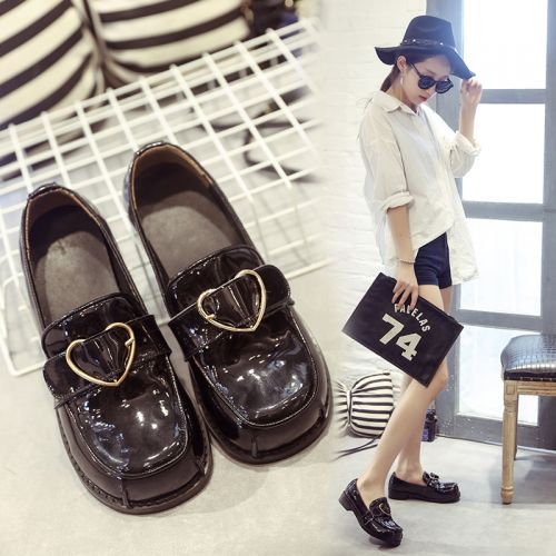 Chaussures de printemps femme en PU CRRCRRCRR ronde - Angleterre semelle caoutchouc Ref 1002345