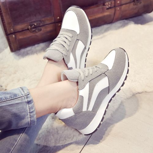 Chaussures de printemps femme en FURREZIO ronde Modèles mélangées, avec lacets, ouverture profonde- semelle caou