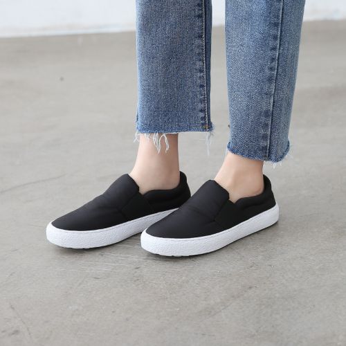 Chaussures de printemps femme en tissu ronde ouverture profonde- Europe - Ref 1002502