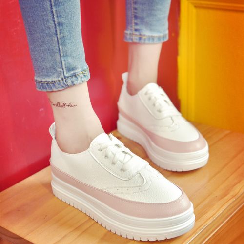 Chaussures de printemps femme en PU ronde - semelle caoutchouc Ref 1002519